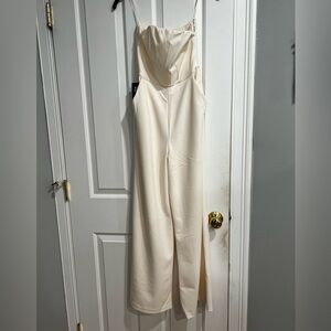 X-small Cream Express Fancy Jumpsuit